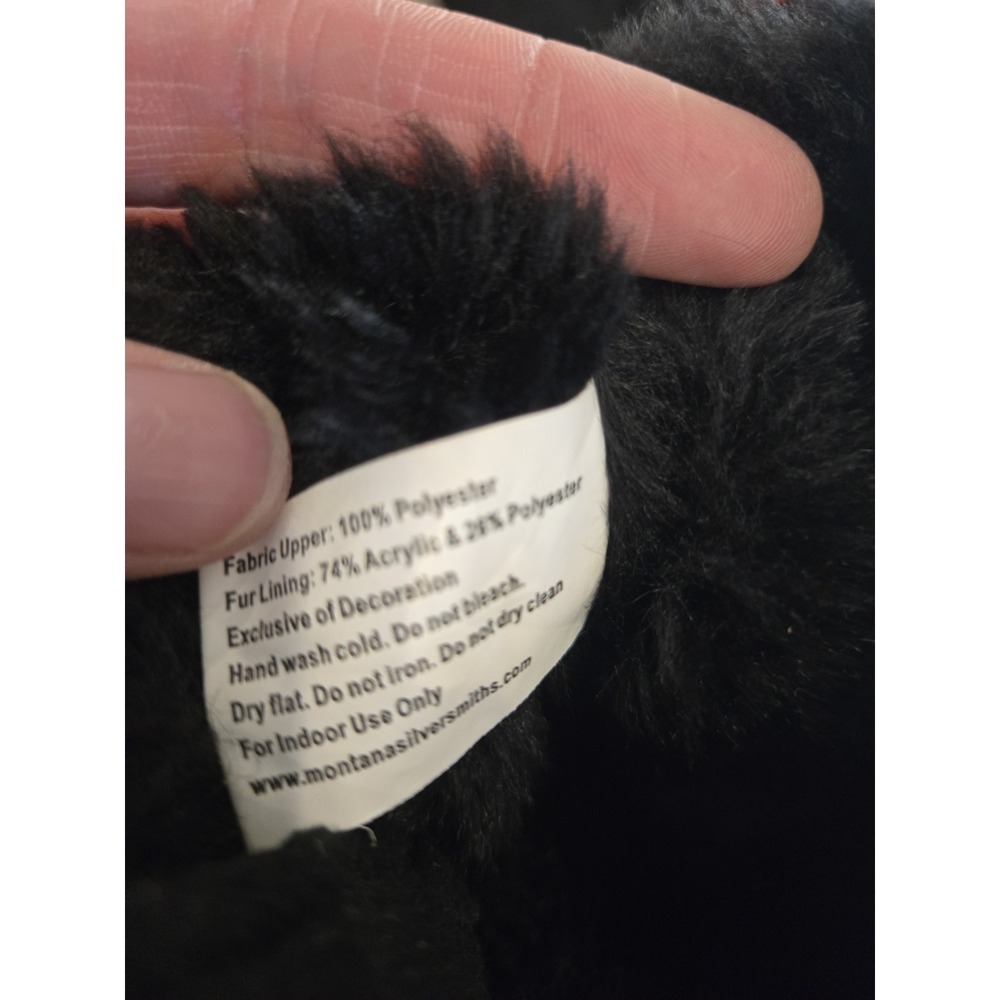 DBL Barrel cowboy‎ boot slipper red/black  Womens Size M 6-7 - Picture 5 of 6